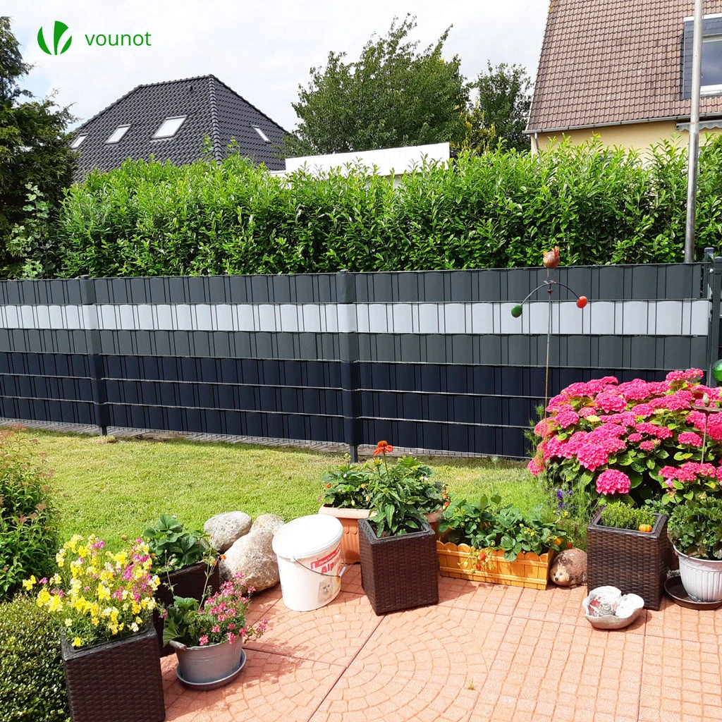 Brise Vue Occultant PVC 450g/m2 19cm X 140m Noir(Brise Vue Occultant Pvc 450g M2 19cm X 140m Noir) 2 Brise Vue Occultant PVC 450g/m2 19cm X 140m Noir(Brise Vue Occultant Pvc 450g M2 19cm X 140m Noir) – Image 2