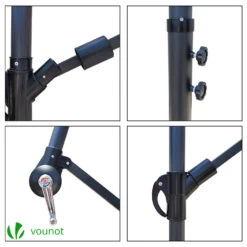 Parasol Deporte 3M Shanghai Avec Housse De Protection Gris(Parasol Deporte 3m Shanghai Avec Housse De Protection Gris) -Boutique Vounot 3 01e3ec47 fea0 4e86 a663 21d4e3972794