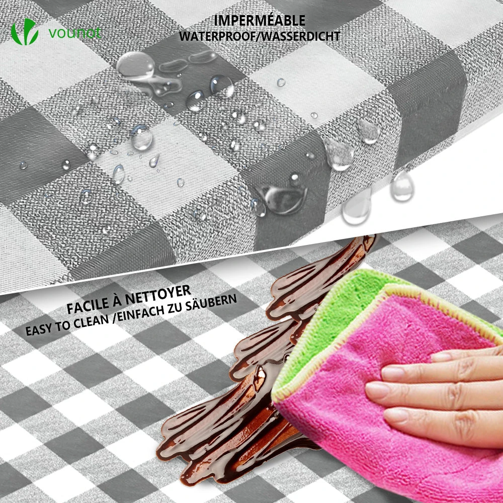 Lot De 3 Nappes De Table Et Banc En PVC Vinyle Style Ceramique(Lot De 3 Nappes De Table Et Banc En Pvc Vinyle Style Ceramique) 3 Lot De 3 Nappes De Table Et Banc En PVC Vinyle Style Ceramique(Lot De 3 Nappes De Table Et Banc En Pvc Vinyle Style Ceramique) – Image 3