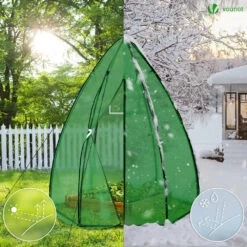 Serre De Jardin Hivernage Dome Avec Bache PE 160x160x180cm Vert(Serre De Jardin Hivernage Dome Avec Bache Pe 160x160x180cm Vert) -Boutique Vounot 3 2316241a b308 4943 9700 2efdd7767a9d