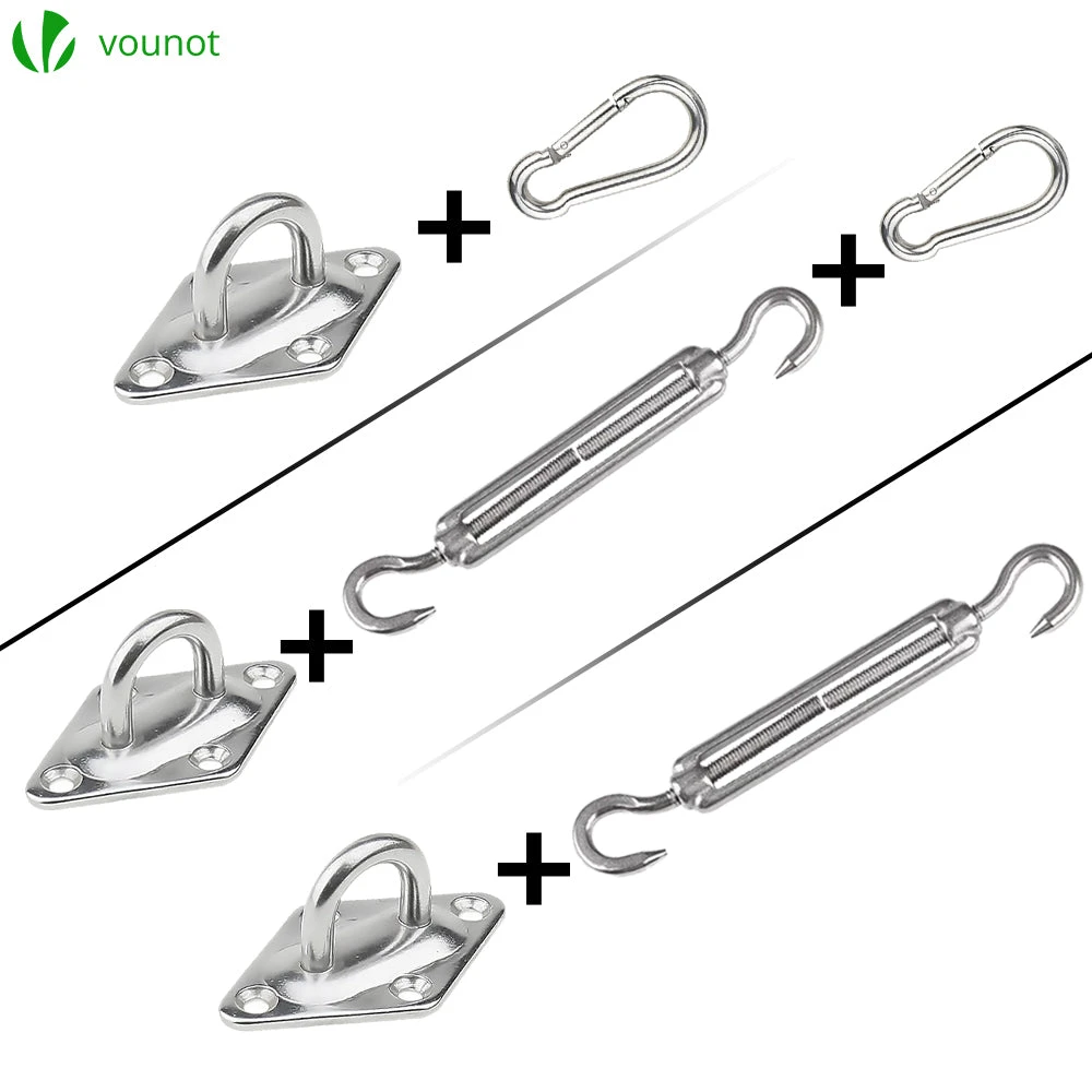 Kit De Fixation 24pcs Pour Voile Ombrage(Kit De Fixation 24pcs Pour Voile Ombrage) 3 Kit De Fixation 24pcs Pour Voile Ombrage(Kit De Fixation 24pcs Pour Voile Ombrage) – Image 3