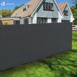 Brise Vue Occultant En HDPE 150g/m² 1.5x10m Avec Attaches De Fixation Anthracite(Brise Vue Occultant En Hdpe 150g M 1 5x10m Avec Attaches De Fixation Anthracite 1) -Boutique Vounot 3 2c830574 3d52 4591 90fc b2e4d77c88b1