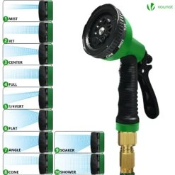 Tuyau D’Arrosage Extensible 15m Renforce Avec Accessoires Vert(Tuyau D Arrosage Extensible 15m Renforce Avec Accessoires Vert) -Boutique Vounot 3 50961090 216b 4660 b3cb 97ea9ffd8ab5