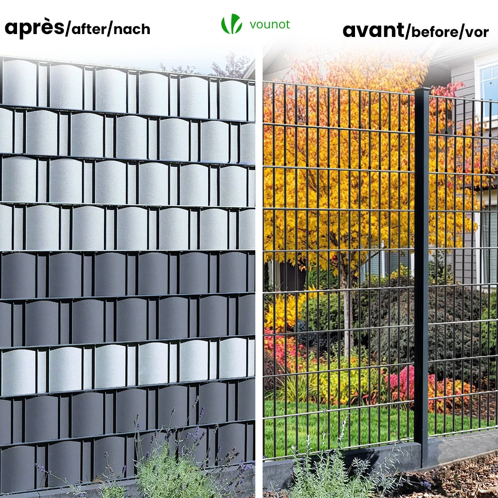 Brise Vue Occultant PVC 450g/m2 19cm X 70m Gris Clair(Brise Vue Occultant Pvc 450g M2 19cm X 70m Gris Clair) 3 Brise Vue Occultant PVC 450g/m2 19cm X 70m Gris Clair(Brise Vue Occultant Pvc 450g M2 19cm X 70m Gris Clair) – Image 3