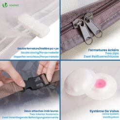 Lot De 5 Housses De Rangement Sous Vide Sous Lit(Lot De 5 Housses De Rangement Sous Vide Sous Lit) -Boutique Vounot 3 631f388f 7ca5 4db1 94d6 d3e0d2ae9a40