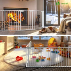 Barriere De Securite Cheminee Pliable 3.75M 6 Panneaux Blanc(Barriere De Securite Cheminee Pliable 3 75m 6 Panneaux Blanc) -Boutique Vounot 3 6dc64c72 aae2 4405 8dda f236bfb1c7f3