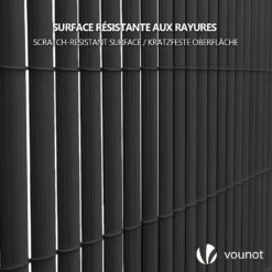 Canisse PVC Brise Vue Ultra Renforce Avec Attaches De Fixation 90x300cm Gris(Canisse Pvc Brise Vue Ultra Renforce Avec Attaches De Fixation 90x300cm Gris) -Boutique Vounot 3 9d5882c1 b598 49ee b362 a98eee4cc5ee