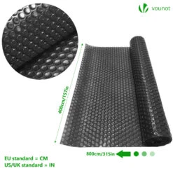 Bache A Bulle Piscine 120 Microns Rectangulaire Decoupable 800x400cm Noir(Bache A Bulle Piscine 120 Microns Rectangulaire Decoupable 800x400cm Noir) -Boutique Vounot 3 a4f62d88 07b6 415c aca5 1a8e7dfc42b1