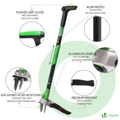 Desherbeur Manuel Extracteur De Mauvaises Herbes Longue Manche 100 Cm(Desherbeur Manuel Extracteur De Mauvaises Herbes Longue Manche 100 Cm) -Boutique Vounot 3 b3a7a275 2ed3 46c0 9673 360d5aef594a