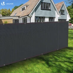 Brise Vue Occultant En HDPE 230g/m² 1.5x20m Avec Attaches De Fixation Anthracite(Brise Vue Occultant En Hdpe 230g M 1 5x20m Avec Attaches De Fixation Anthracite) -Boutique Vounot 3 bb01b29b f5ab 4301 b3e1 56d2ee9972d8