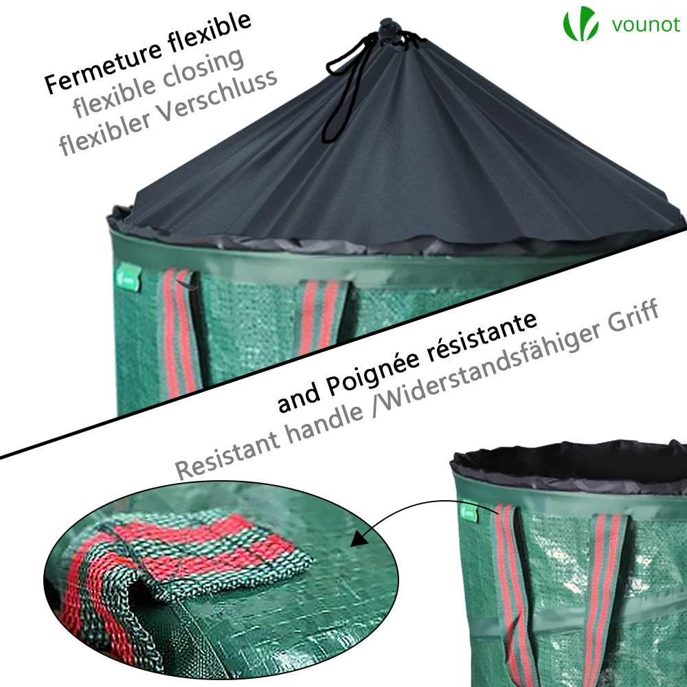 Lot De 3 Sac De Jardin Pop Up De Grande Capacité En Polyéthylène Avec Poignées(Lot De 3 Sac De Jardin Pop Up De Grande Capacite En Polyethylene Avec Poignees) 4 Lot De 3 Sac De Jardin Pop Up De Grande Capacité En Polyéthylène Avec Poignées(Lot De 3 Sac De Jardin Pop Up De Grande Capacite En Polyethylene Avec Poignees) – Image 4