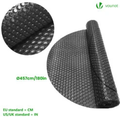 Bache A Bulle Piscine 120 Microns Ronde Decoupable Ø457cm Noir(Bache A Bulle Piscine 120 Microns Ronde Decoupable O457cm Noir) -Boutique Vounot 3 e06af7de eb2a 4020 9294 c64c9a933d19