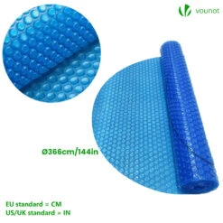 Bache A Bulle Piscine 120 Microns Ronde Decoupable Ø366cm Bleu(Bache A Bulle Piscine 120 Microns Ronde Decoupable O366cm Bleu) -Boutique Vounot 3 f201a725 42cc 4bcb aac8 492814092000