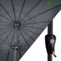 Parasol Inclinable 270cm Shanghai Avec Housse De Protection Gris(Parasol Inclinable 270cm Shanghai Avec Housse De Protection Gris) -Boutique Vounot 3 fb9e677a 6943 4497 8fe8 10d0dd0512b1