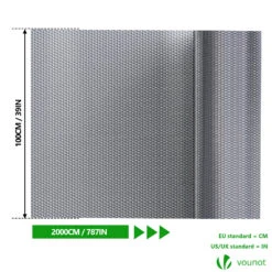 Isolant Thermique A Bulle Double Couche Aluminium Radiateur Reflecteur 1x20m(Isolant Thermique A Bulle Double Couche Aluminium Radiateur Reflecteur 1x20m 1) -Boutique Vounot 4 100 2000