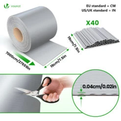 Brise Vue Occultant PVC 450g/m2 19cm X 70m Gris Clair(Brise Vue Occultant Pvc 450g M2 19cm X 70m Gris Clair) 10 Brise Vue Occultant PVC 450g/m2 19cm X 70m Gris Clair(Brise Vue Occultant Pvc 450g M2 19cm X 70m Gris Clair) -Boutique Vounot 4 02f90464 c217 4c54 8dc8 f6f9b054985d