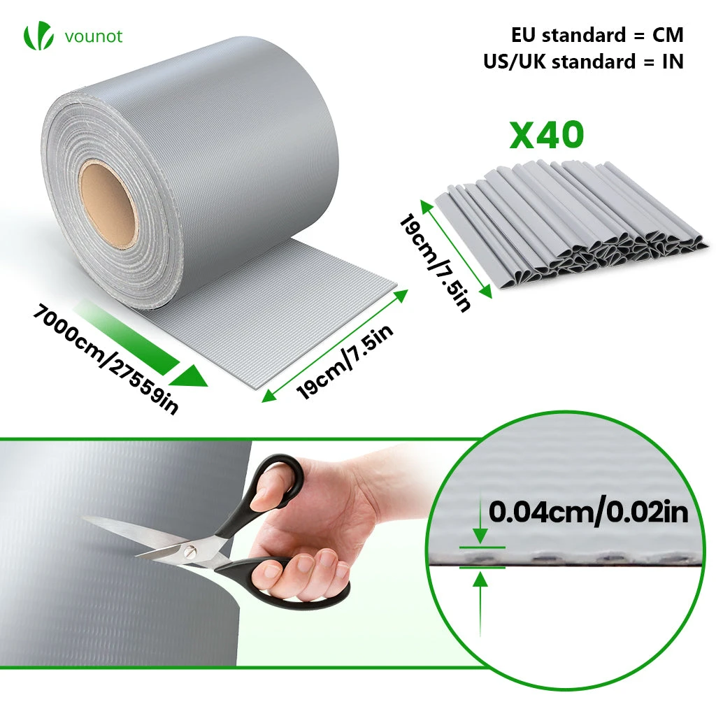 Brise Vue Occultant PVC 450g/m2 19cm X 70m Gris Clair(Brise Vue Occultant Pvc 450g M2 19cm X 70m Gris Clair) 4 Brise Vue Occultant PVC 450g/m2 19cm X 70m Gris Clair(Brise Vue Occultant Pvc 450g M2 19cm X 70m Gris Clair) – Image 4