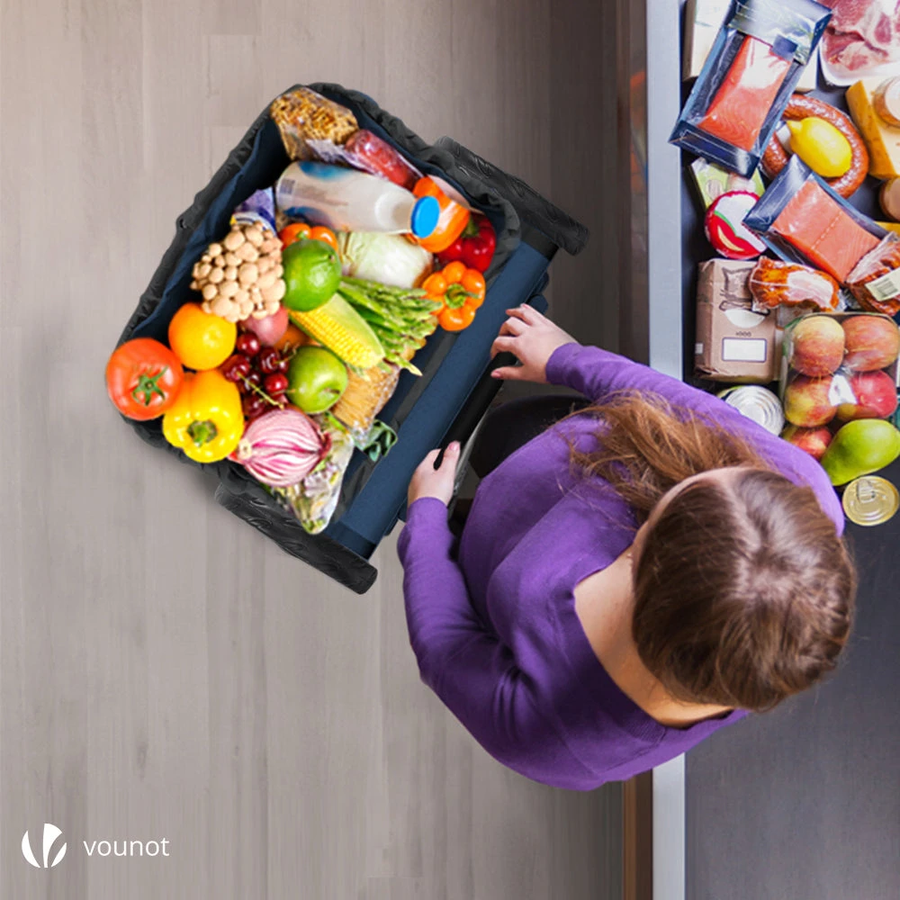 Chariot De Course Pliable Aluminium 2 Roues Bleu Marine(Chariot De Course Pliable Aluminium 2 Roues Bleu Marine) 4 Chariot De Course Pliable Aluminium 2 Roues Bleu Marine(Chariot De Course Pliable Aluminium 2 Roues Bleu Marine) – Image 4