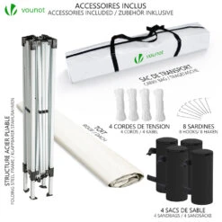 Tonnelle De Jardin 3x3m Pliable Blanche Avec Sac De Transport(Tonnelle De Jardin 3x3m Pliable Blanche Avec Sac De Transport) 10 Tonnelle De Jardin 3x3m Pliable Blanche Avec Sac De Transport(Tonnelle De Jardin 3x3m Pliable Blanche Avec Sac De Transport) -Boutique Vounot 4 23175830 26e7 4963 9323 8e4de7853608