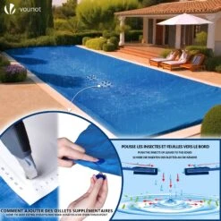 Bache Piscine Rectangulaire En Polyethylene 160 Gr/m2 4x9m Bleue Foncé(Bache Piscine Rectangulaire En Polyethylene 160 Gr M2 4x9m Bleue Fonce) -Boutique Vounot 4 2f5a2272 a319 4af5 aaf3 f4489948129c