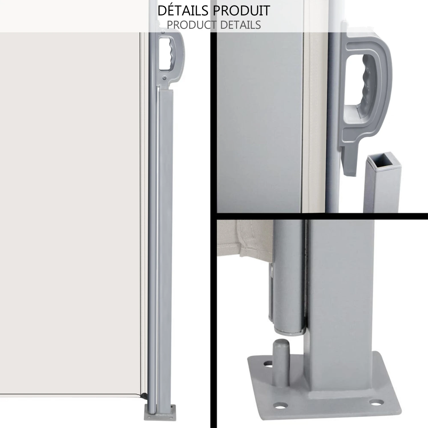 Paravent Retractable Avec Housse De Protection 160x300cm Beige(Paravent Retractable Avec Housse De Protection 160x300cm Beige) 4 Paravent Retractable Avec Housse De Protection 160x300cm Beige(Paravent Retractable Avec Housse De Protection 160x300cm Beige) – Image 4