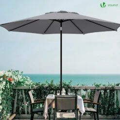 Parasol Inclinable 2.70 X 2.40m Avec Housse De Protection Gris(Parasol Inclinable 2 70 X 2 40m Avec Housse De Protection Gris) -Boutique Vounot 4 33e34605 8afd 49cf ad55 86b944d39da1
