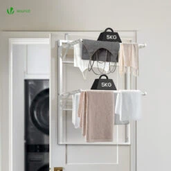 Étendoir à Linge Mural Suspendu Pliable Blanc(Etendoir A Linge Mural Suspendu Pliable Blanc) -Boutique Vounot 4 4bcd672b 804d 46b2 a00f 8e387214c8b1