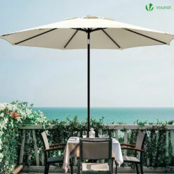 Parasol Inclinable 2.70 X 2.40m Avec Housse De Protection Beige(Parasol Inclinable 2 70 X 2 40m Avec Housse De Protection Beige) -Boutique Vounot 4 4d6d3ae2 3a74 4189 9b63 466ba52080a2
