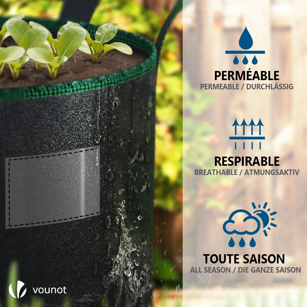 Lot De 3 Sacs De Plantation Non Tisse 200L Avec Poignee Noir(Lot De 3 Sacs De Plantation Non Tisse 200l Avec Poignee Noir) 4 Lot De 3 Sacs De Plantation Non Tisse 200L Avec Poignee Noir(Lot De 3 Sacs De Plantation Non Tisse 200l Avec Poignee Noir) – Image 4