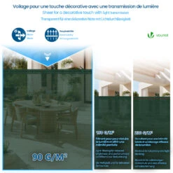 Brise Vue Occultant En HDPE 150g/m² 1.8x10m Avec Attaches De Fixation Vert(Brise Vue Occultant En Hdpe 150g M 1 8x10m Avec Attaches De Fixation Vert) -Boutique Vounot 4 59fe5ea1 8b59 46c6 9450 3a5684c9a945 16