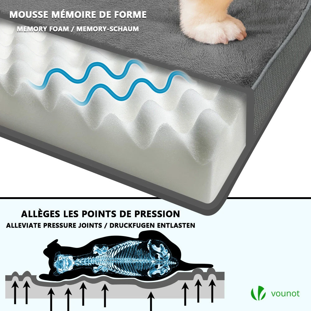 Matelas Panier Pour Chien Avec Tapis Gel Rafraichissant Amovible 76x51x9cm(Matelas Panier Pour Chien Avec Tapis Gel Rafraichissant Amovible 76x51x9cm) 4 Matelas Panier Pour Chien Avec Tapis Gel Rafraichissant Amovible 76x51x9cm(Matelas Panier Pour Chien Avec Tapis Gel Rafraichissant Amovible 76x51x9cm) – Image 4