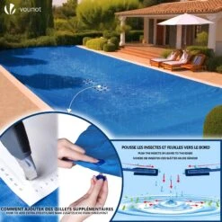 Bache Piscine Rectangulaire En Polyethylene 160 Gr/m2 5x10m Bleue Foncé(Bache Piscine Rectangulaire En Polyethylene 160 Gr M2 5x10m Bleue Fonce) -Boutique Vounot 4 8ffe438c f5c7 466b 94e8 535676bc7f42