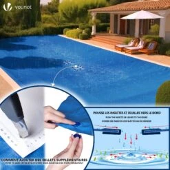 Bache Piscine Rectangulaire En Polyethylene 160 Gr/m2 6x12m Bleue Foncé(Bache Piscine Rectangulaire En Polyethylene 160 Gr M2 6x12m Bleue Fonce) -Boutique Vounot 4 95d11cd3 19fe 49f5 a4a5 adfd56f36d42