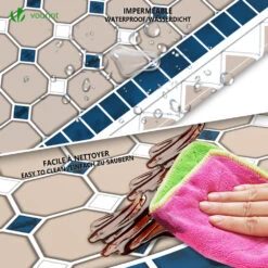 Nappe De Table Rectangulaire En PVC Tissu Non-tissé Style Ceramique(Nappe De Table Rectangulaire En Pvc Tissu Non Tisse Style Ceramique) 10 Nappe De Table Rectangulaire En PVC Tissu Non-tissé Style Ceramique(Nappe De Table Rectangulaire En Pvc Tissu Non Tisse Style Ceramique) -Boutique Vounot 4 9dbba2ab 39c6 4576 8f38 1ebfefd81d94