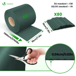 Brise Vue Occultant PVC 450g/m2 19cm X 140m Vert(Brise Vue Occultant Pvc 450g M2 19cm X 140m Vert) -Boutique Vounot 4 b9724eb1 e7db 46fa b80c 7b41e76bd1ab