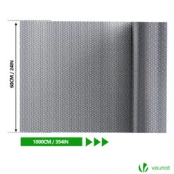 Isolant Thermique A Bulle Double Couche Aluminium Radiateur Reflecteur 0.6x10m(Isolant Thermique A Bulle Double Couche Aluminium Radiateur Reflecteur 0 6x10m) -Boutique Vounot 4 cf509a22 0383 4194 9c0c 453446acd850