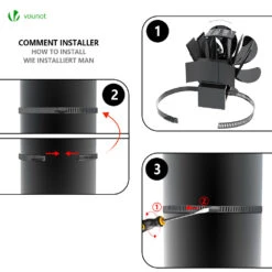 Ventilateur Poele Bois 6 Lames Avec Thermometre(Ventilateur Poele Bois 6 Lames Avec Thermometre) -Boutique Vounot 4 cfaea634 7324 460b b7d0 97920f9cb66c