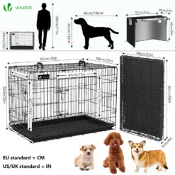 Cage Pour Chien Pliable Avec 2 Portes Verrouillable Plateau Amovible Et Housse De Protection 92x58x64cm(Cage Pour Chien Pliable Avec 2 Portes Verrouillable Plateau Amovible Et Housse De Protection 92x58x64cm) 10 Cage Pour Chien Pliable Avec 2 Portes Verrouillable Plateau Amovible Et Housse De Protection 92x58x64cm(Cage Pour Chien Pliable Avec 2 Portes Verrouillable Plateau Amovible Et Housse De Protection 92x58x64cm) -Boutique Vounot 4 dea44216 9e32 443d 9f7e d5f24b58dc7c