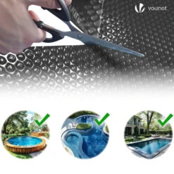 Bache A Bulle Piscine 120 Microns Ronde Decoupable Ø366cm Noir(Bache A Bulle Piscine 120 Microns Ronde Decoupable O366cm Noir) -Boutique Vounot 4 ec58b01f 6a0b 4989 937b 56ec422e803f