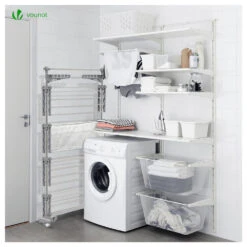 Sechoir A Linge Etendoir Ailes Pliables 4 Niveaux Avec Maille(Sechoir A Linge Etendoir Ailes Pliables 4 Niveaux Avec Maille) -Boutique Vounot 4 f0b05b31 16cc 4f29 b045 77b4fe448f07