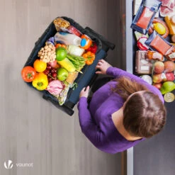 Chariot De Course Pliable Aluminium 2 Roues Avec Sac Isotherme Bleu Marine(Chariot De Course Pliable Aluminium 2 Roues Avec Sac Isotherme Bleu Marine) -Boutique Vounot 5 1542f908 94f9 4e57 a61b a6c9ca6c0958