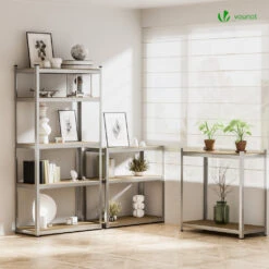 Lot De 2 Etageres De Rangement Renforcees Charge Extra Lourde 5 Niveaux 180x90x40cm(Lot De 2 Etageres De Rangement Renforcees Charge Extra Lourde 5 Niveaux 180x90x40cm) -Boutique Vounot 5 3b534795 d7be 4ced a637 06f0cdc647f5