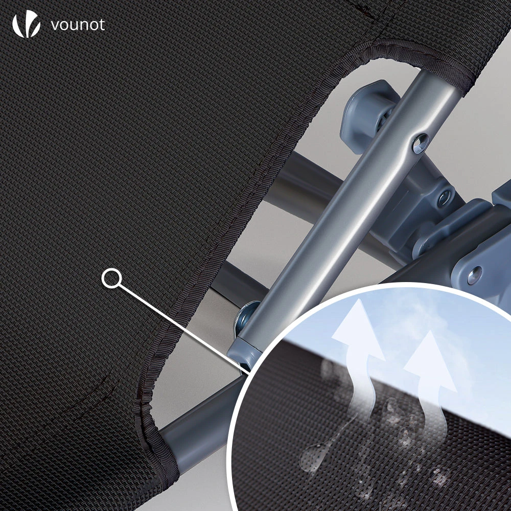 Transat Pare Soleil Textilene Et Range Magazine Lot De 2 Pcs Noir(Transat Pare Soleil Textilene Et Range Magazine Lot De 2 Pcs Noir) 5 Transat Pare Soleil Textilene Et Range Magazine Lot De 2 Pcs Noir(Transat Pare Soleil Textilene Et Range Magazine Lot De 2 Pcs Noir) – Image 5