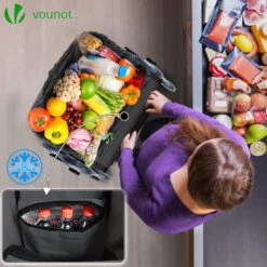 Chariot De Course Pliable Monte Escalier Aluminium Avec Crochets Noir(Chariot De Course Pliable Monte Escalier Aluminium Avec Crochets Noir 1) -Boutique Vounot 5 45711ab3 1961 4010 8adc 5ec84a5589ec