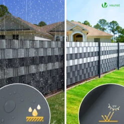 Brise Vue Occultant PVC 450g/m2 19cm X 70m Anthracite(Brise Vue Occultant Pvc 450g M2 19cm X 70m Anthracite) -Boutique Vounot 5 6ddbdce2 fbfb 42fe 9a14 de4db7d6fa15