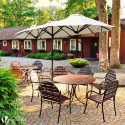 Parasol Jardin Double Aluminium 150 X 300 Cm Beige(Parasol Jardin Double Aluminium 150 X 300 Cm Beige) -Boutique Vounot 5 8e497570 5834 427b 81e5 619eecd1e438