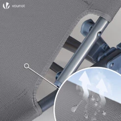 Transat Pare Soleil Textilene Et Range Magazine Lot De 2 Pcs Gris(Transat Pare Soleil Textilene Et Range Magazine Lot De 2 Pcs Gris) -Boutique Vounot 5 9752326b 96f6 4734 9ece 59933c9598c0