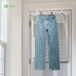 Étendoir à Linge Mural Suspendu Pliable Blanc(Etendoir A Linge Mural Suspendu Pliable Blanc) -Boutique Vounot 5 a35926e4 e574 4454 8029 fd7eff594405