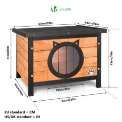 Maison Pour Chat En Bois Avec Toit Bitumé Et Entrée En Forme D'oreilles De Chat(Maison Pour Chat En Bois Avec Toit Bitume Et Entree En Forme Doreilles De Chat) 11 Maison Pour Chat En Bois Avec Toit Bitumé Et Entrée En Forme D'oreilles De Chat(Maison Pour Chat En Bois Avec Toit Bitume Et Entree En Forme Doreilles De Chat) -Boutique Vounot 5 c7181d18 6667 48e8 be8f 00065fe08257