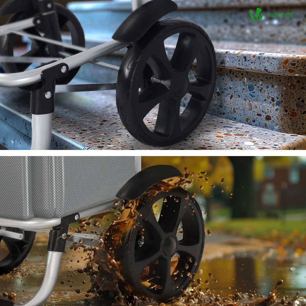 Chariot De Course Pliable Aluminium 2 Roues Gris(Chariot De Course Pliable Aluminium 2 Roues Gris) 5 Chariot De Course Pliable Aluminium 2 Roues Gris(Chariot De Course Pliable Aluminium 2 Roues Gris) – Image 5